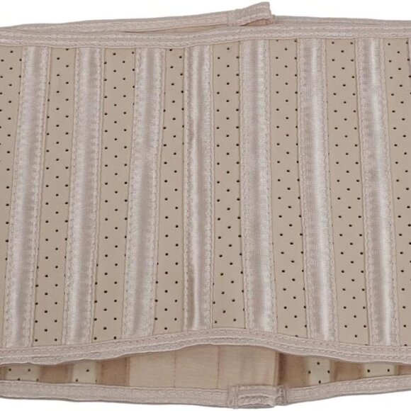 Super Short Torso Waist Trainers Cincher Corset Tummy Shaper Slimming Latex Gird - Picture 9 of 9